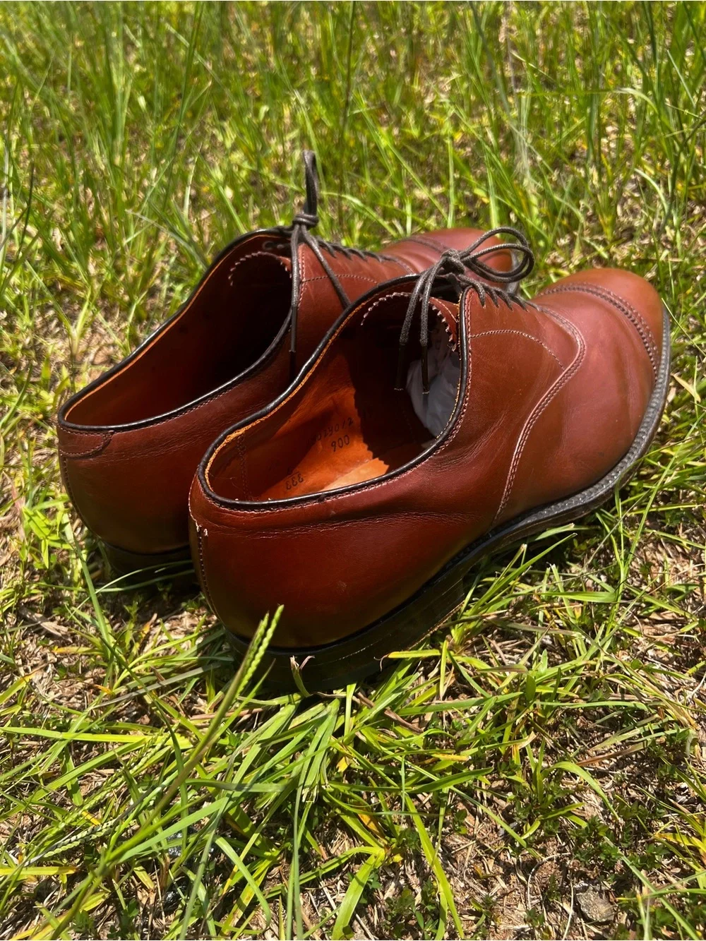 CLEAN Alden size 10 WIDE Mens 900 Style Calfskin Oxford shoes